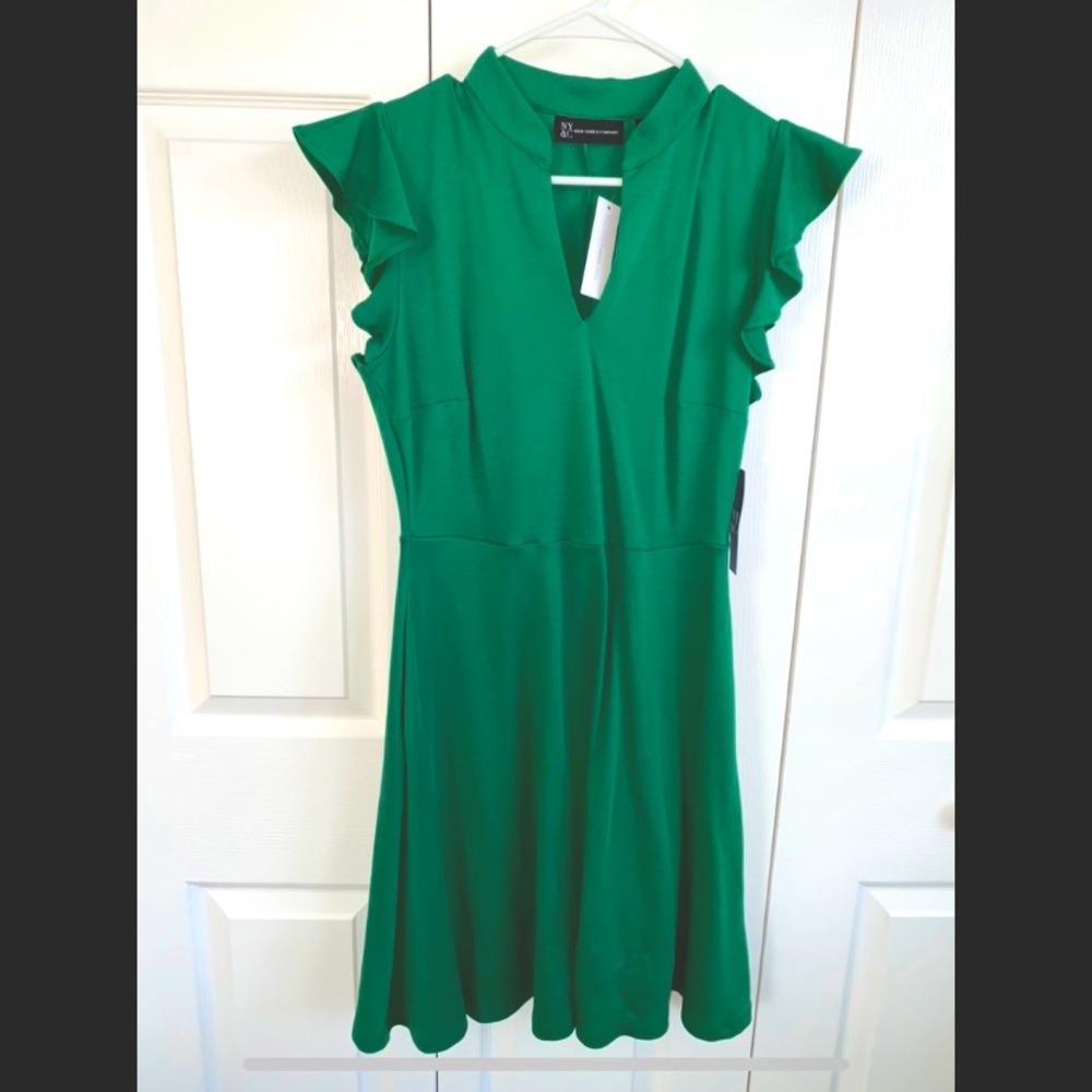 NWT New York & Company Green Dress Size S